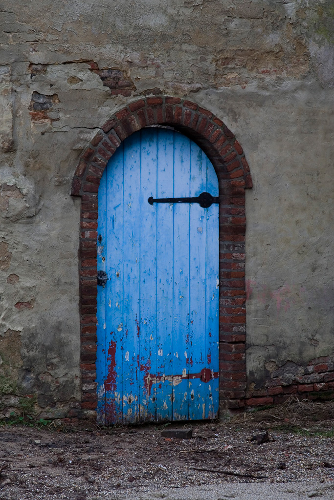 Blue door