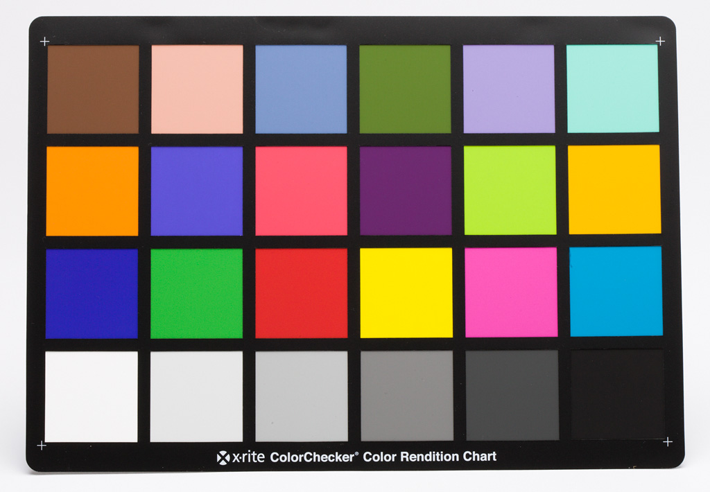 X-Rite ColourChecker contrasty