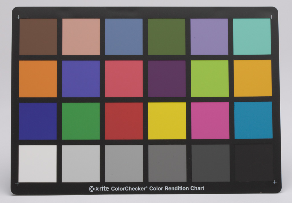 X-rite ColourChecker neutral