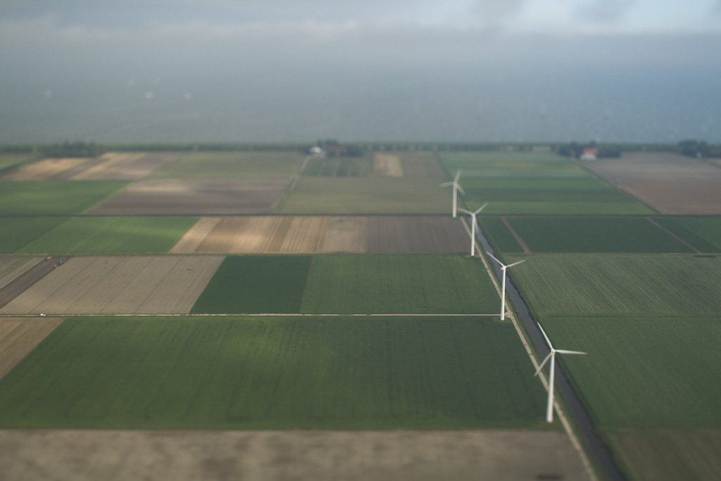 Wind turbines on Texel