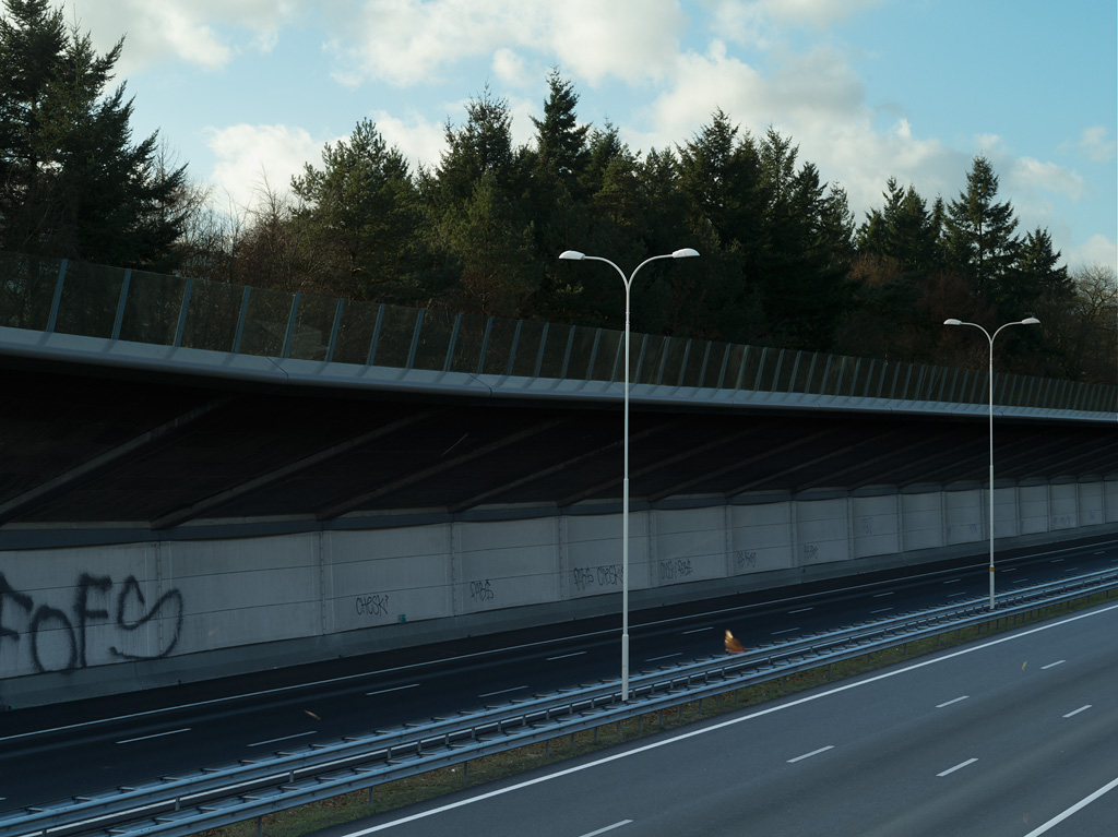 A28 sound barrier near Zeist