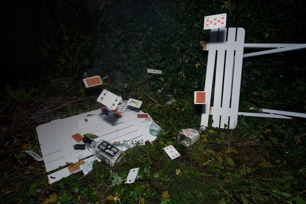 Still life with cards